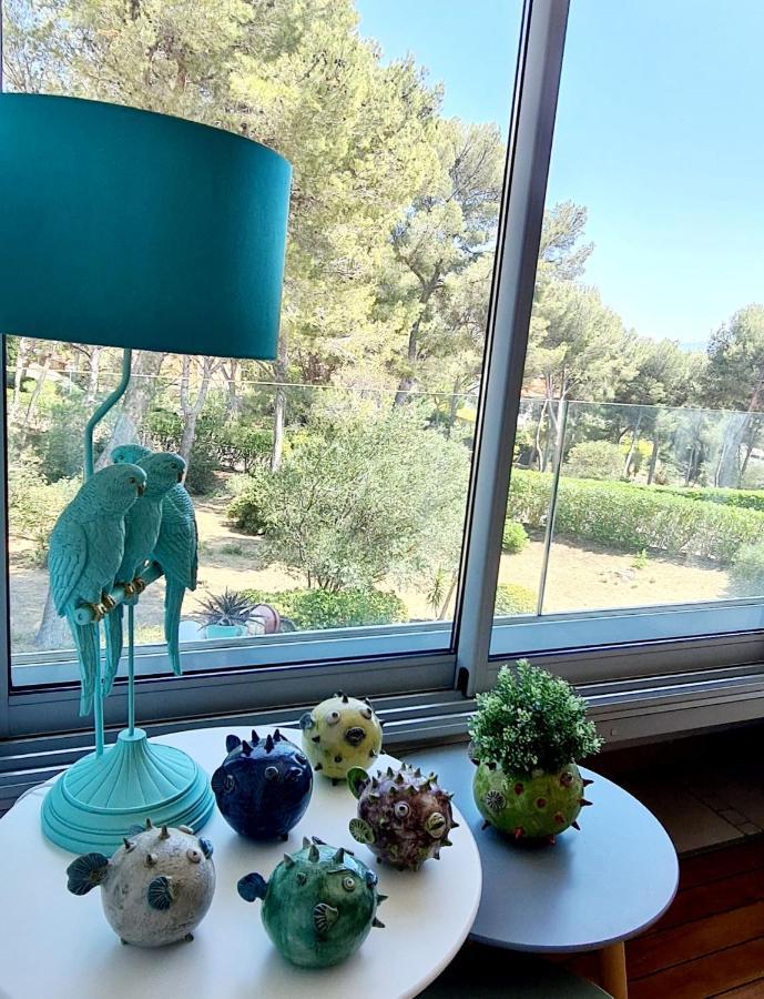 Superbe Appartement Dans Cadre D'Exception - Piscine, Plage Et Tennis Prive باندول المظهر الخارجي الصورة