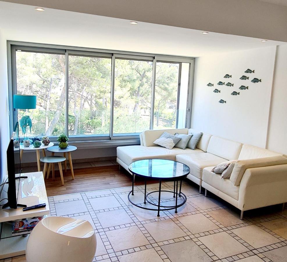 Superbe Appartement Dans Cadre D'Exception - Piscine, Plage Et Tennis Prive باندول المظهر الخارجي الصورة